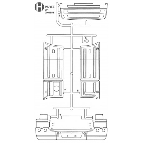 Tamiya Scania part H